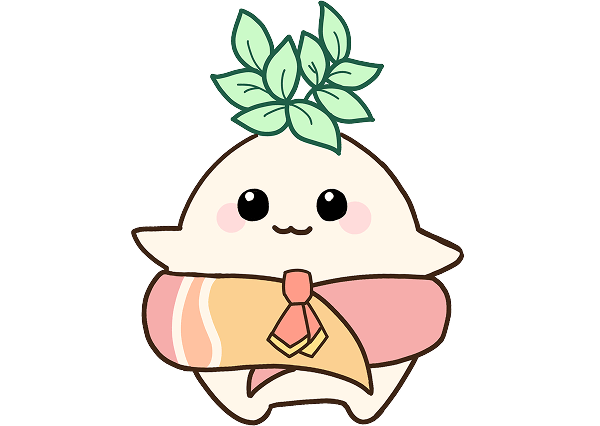 はぴまるくんのイラスト