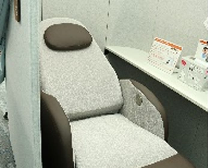 リクライニングチェアの写真