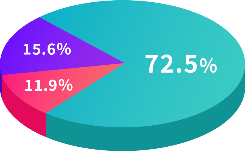 その通り 72.5% もう少し 11.9% どちらでもない 15.6%